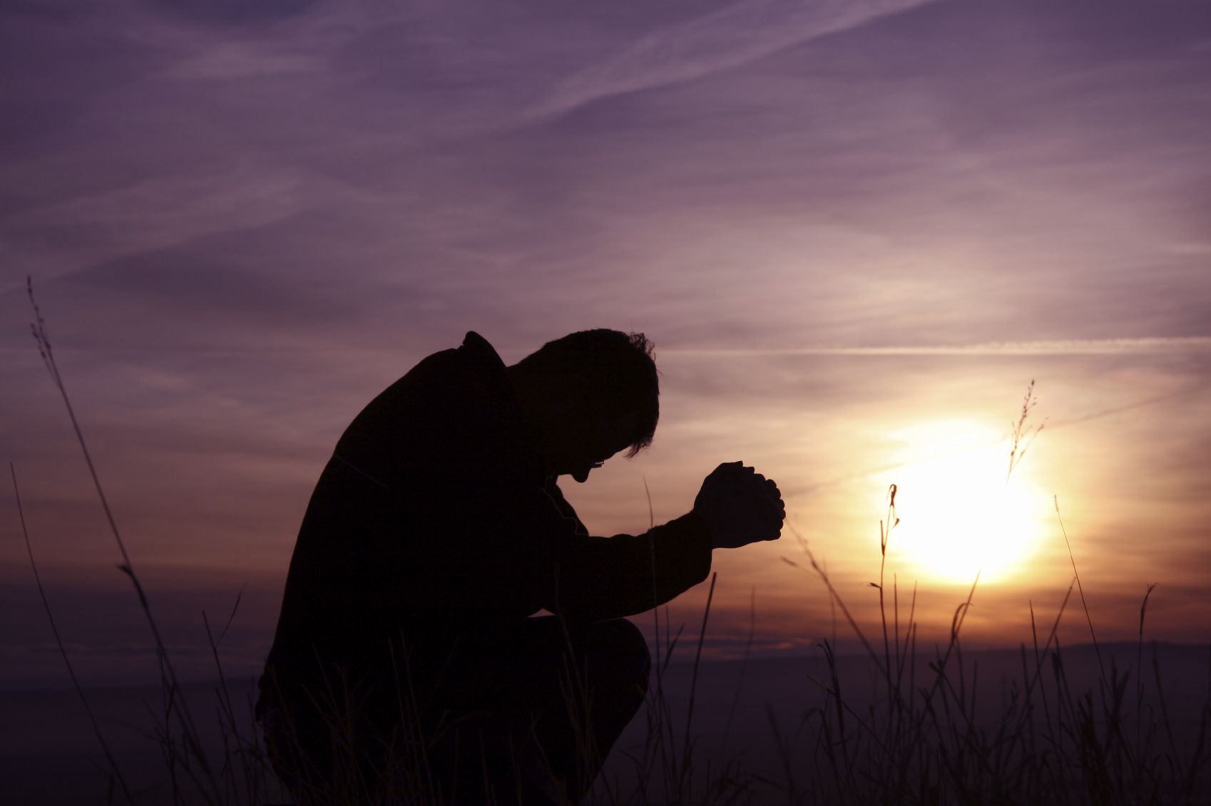 praying